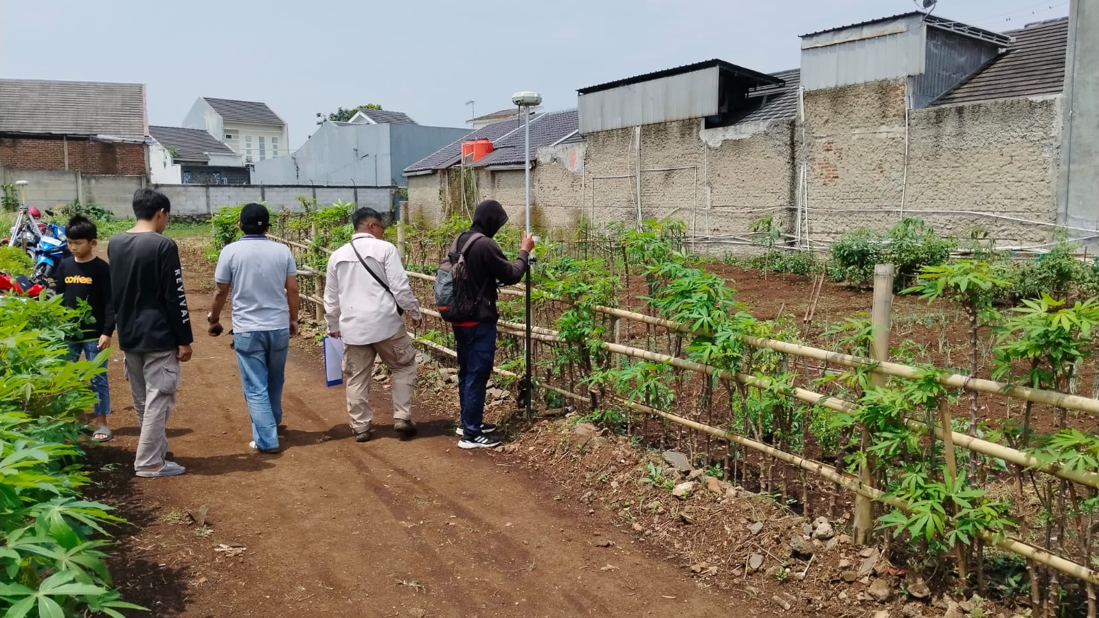 pengukuran lahan dengan BPN