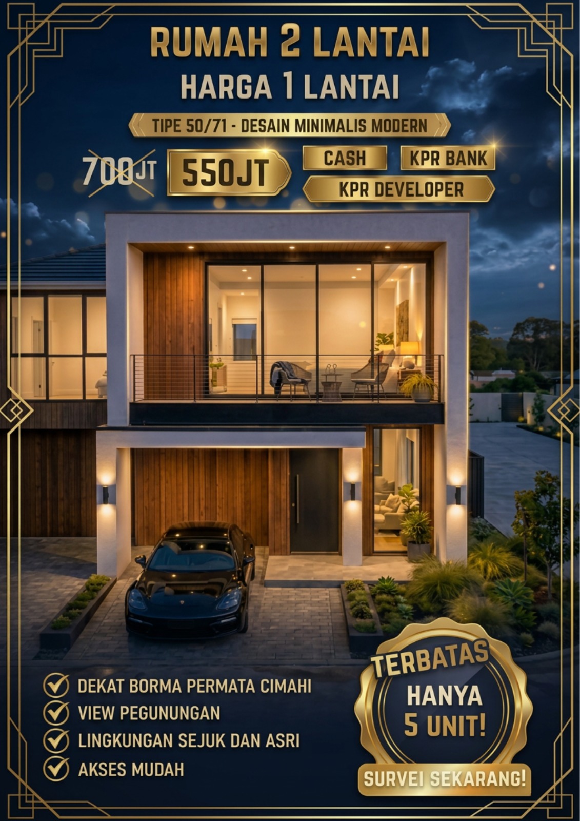Rumah 2 Lantai - Type 50/71